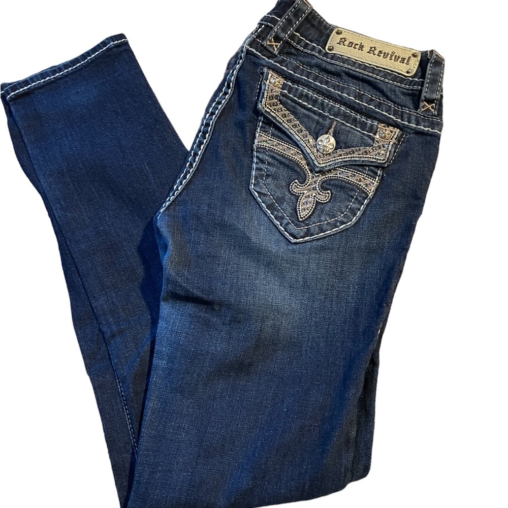 rock revival woman’s skinny jeans